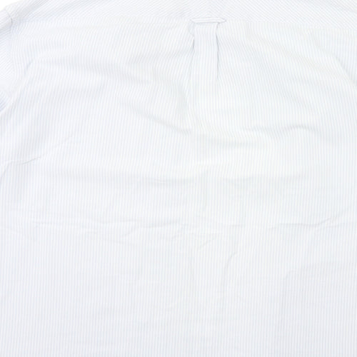 Lyle & Scott Mens Blue Striped   Button-Up Size L