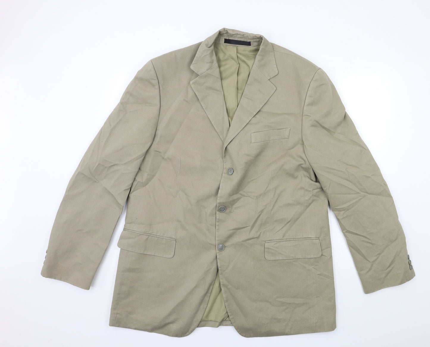 Marks and Spencer Mens Beige   Jacket Suit Jacket Size L