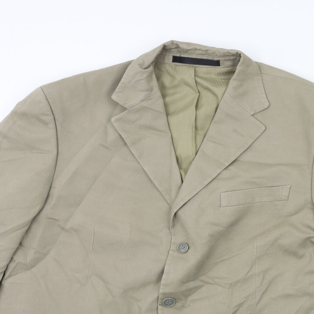 Marks and Spencer Mens Beige   Jacket Suit Jacket Size L