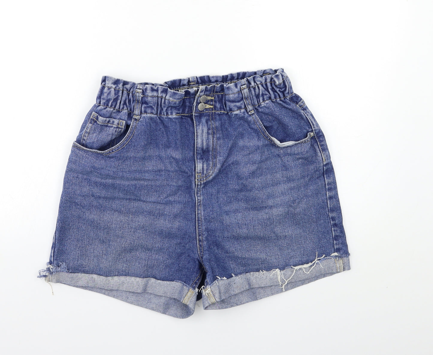 New Look Girls Blue  Denim Cut-Off Shorts Size 15 Years