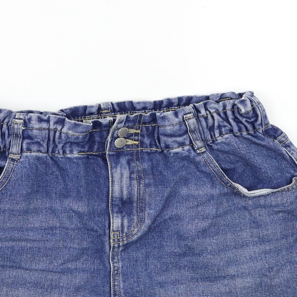 New Look Girls Blue  Denim Cut-Off Shorts Size 15 Years