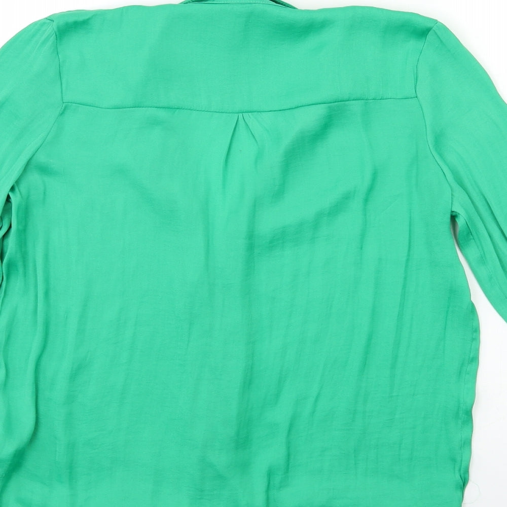Stradivarius Womens Green   Basic Blouse Size S