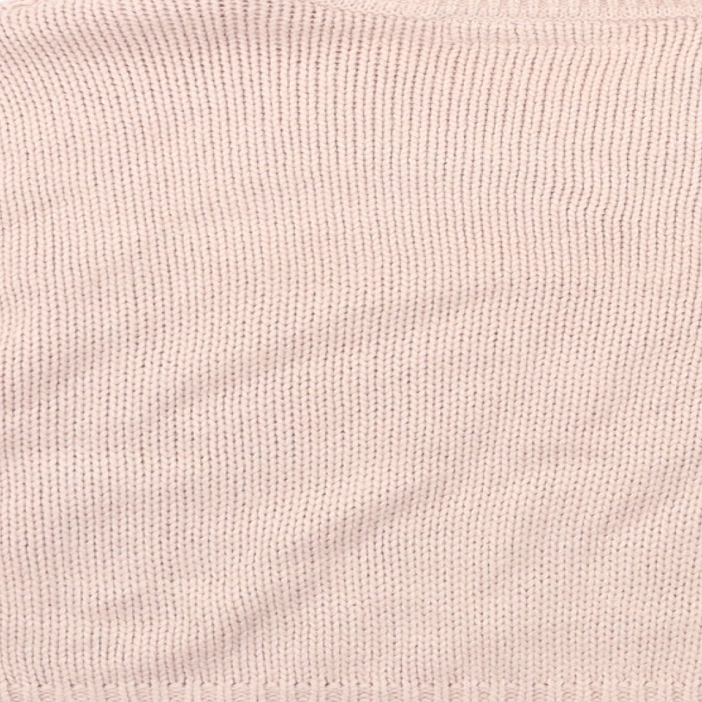H&M Girls Pink  Knit Pullover Jumper Size 12 Years