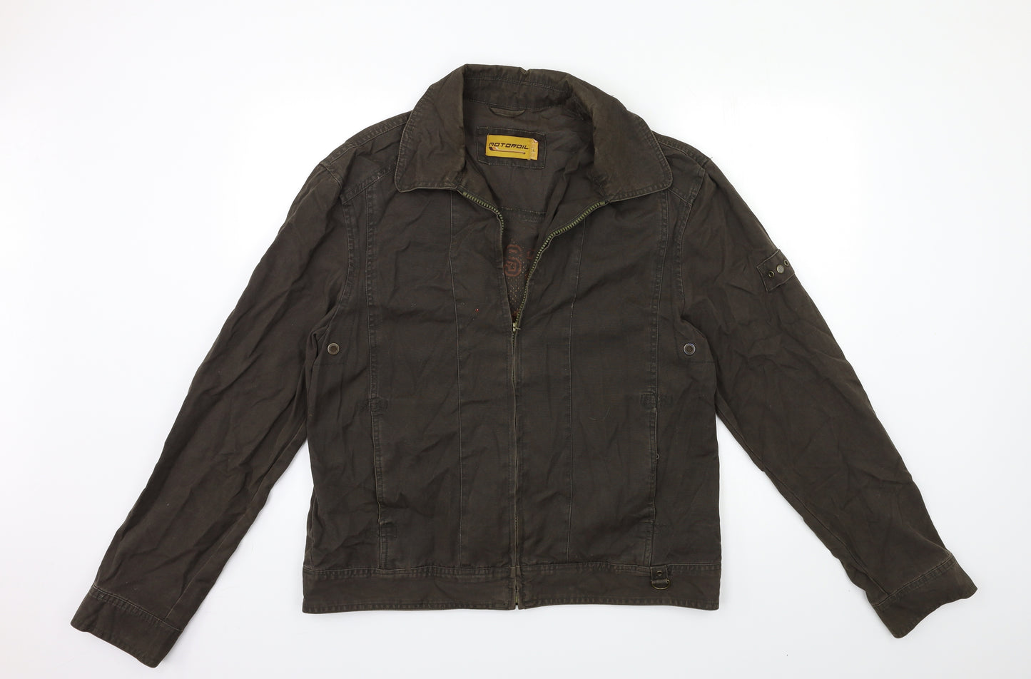 Motoroil Mens Brown   Jacket  Size L