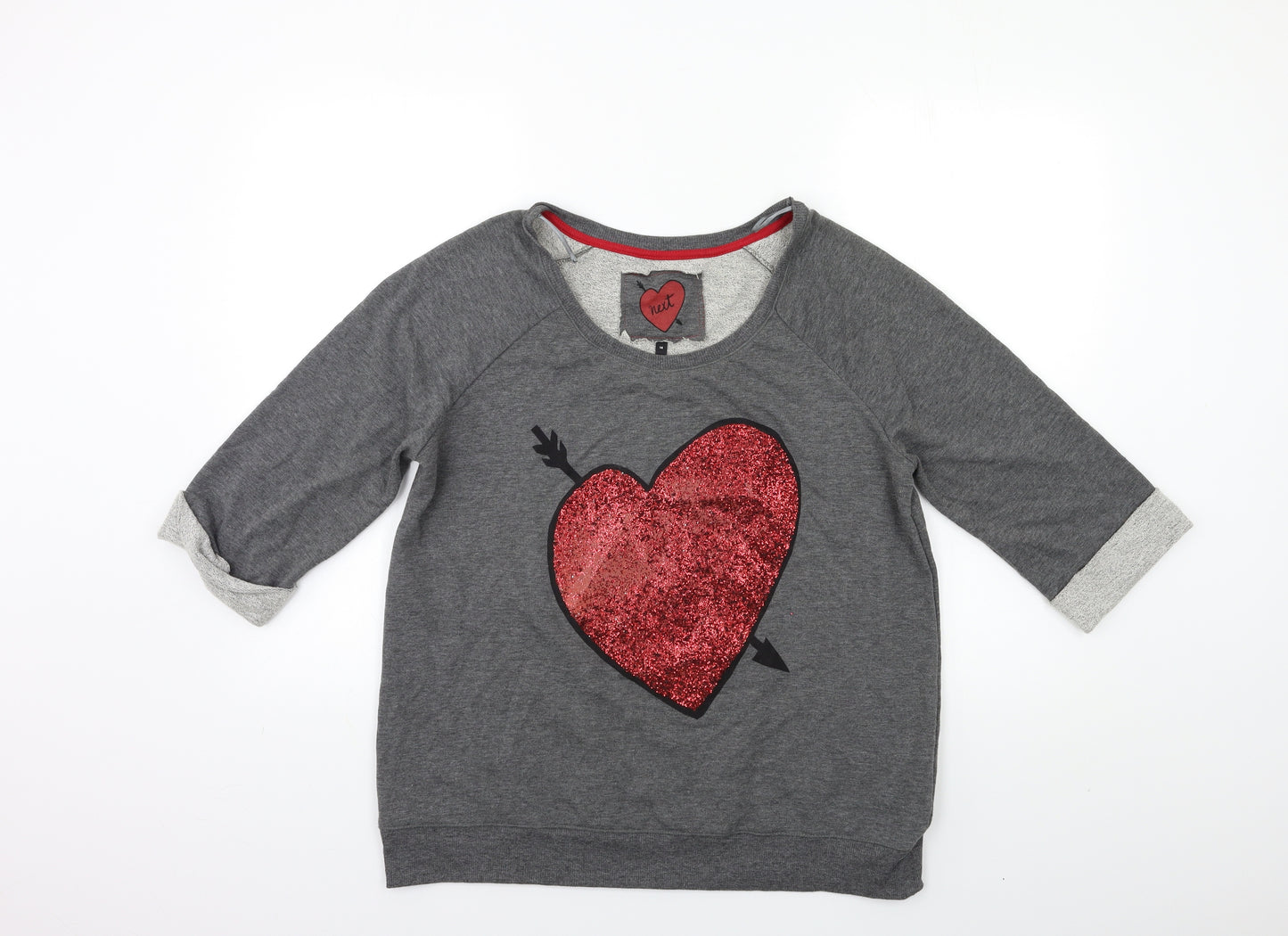 NEXT Womens Grey   Pullover Sweatshirt Size 14