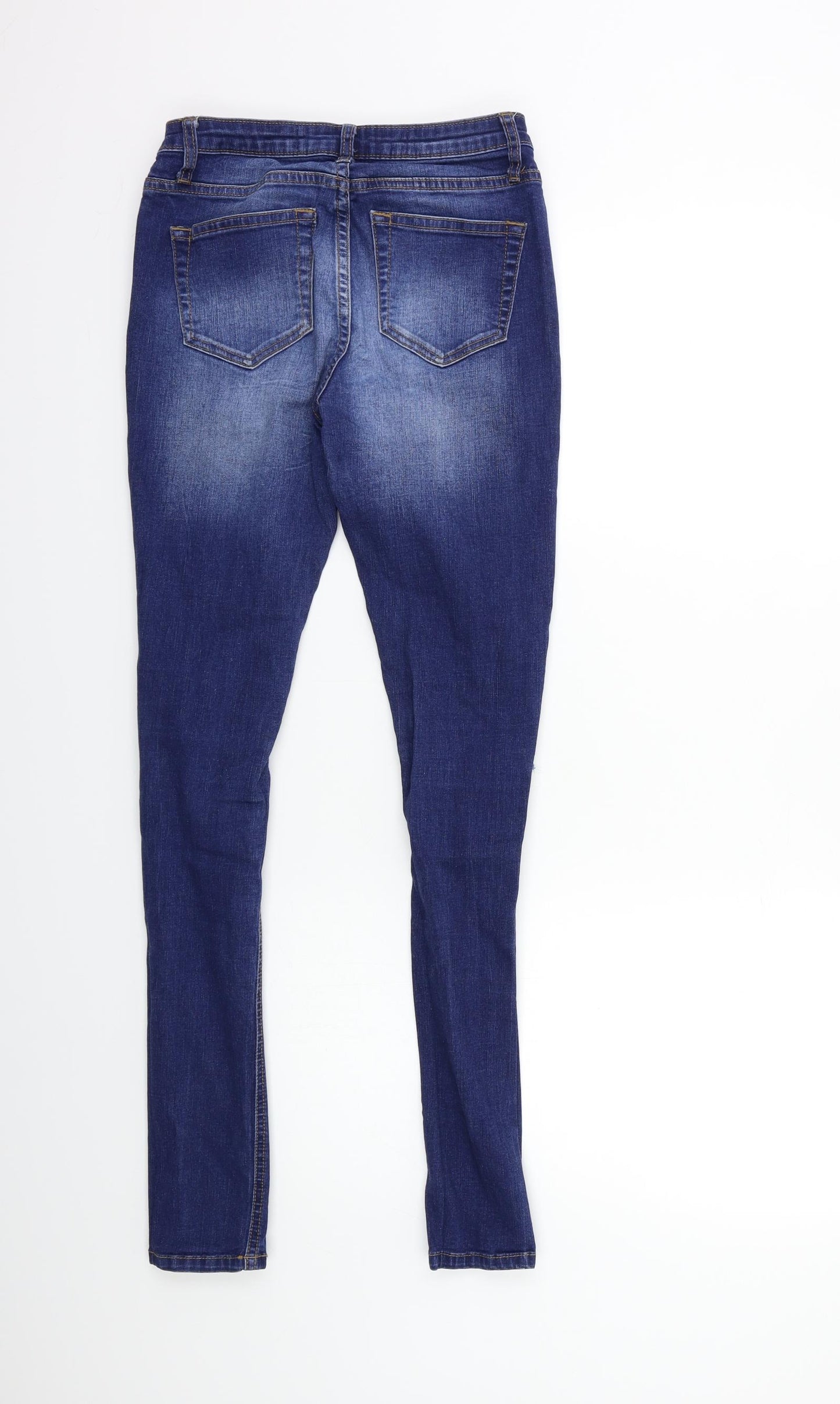 Denim & Co. Womens Blue  Denim Skinny Jeans Size 6 L29 in