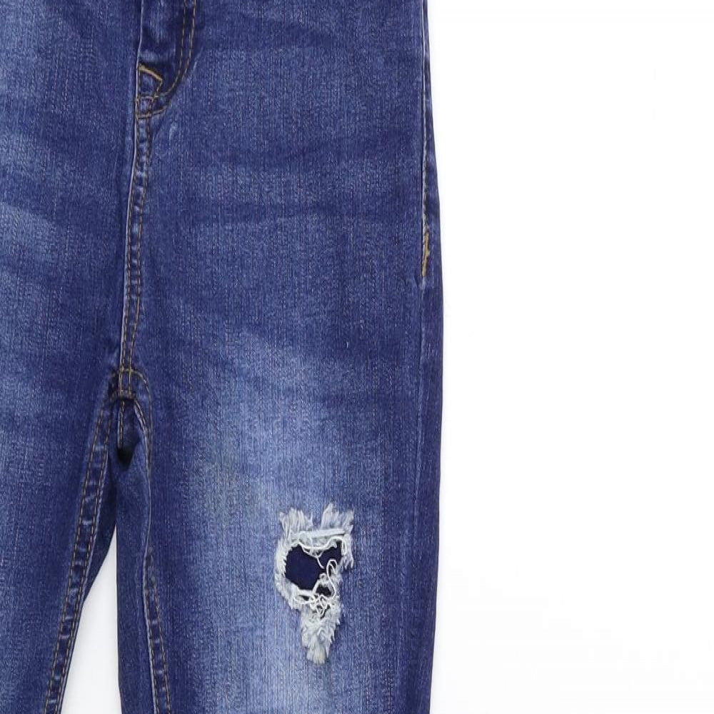 Denim & Co. Womens Blue  Denim Skinny Jeans Size 6 L29 in