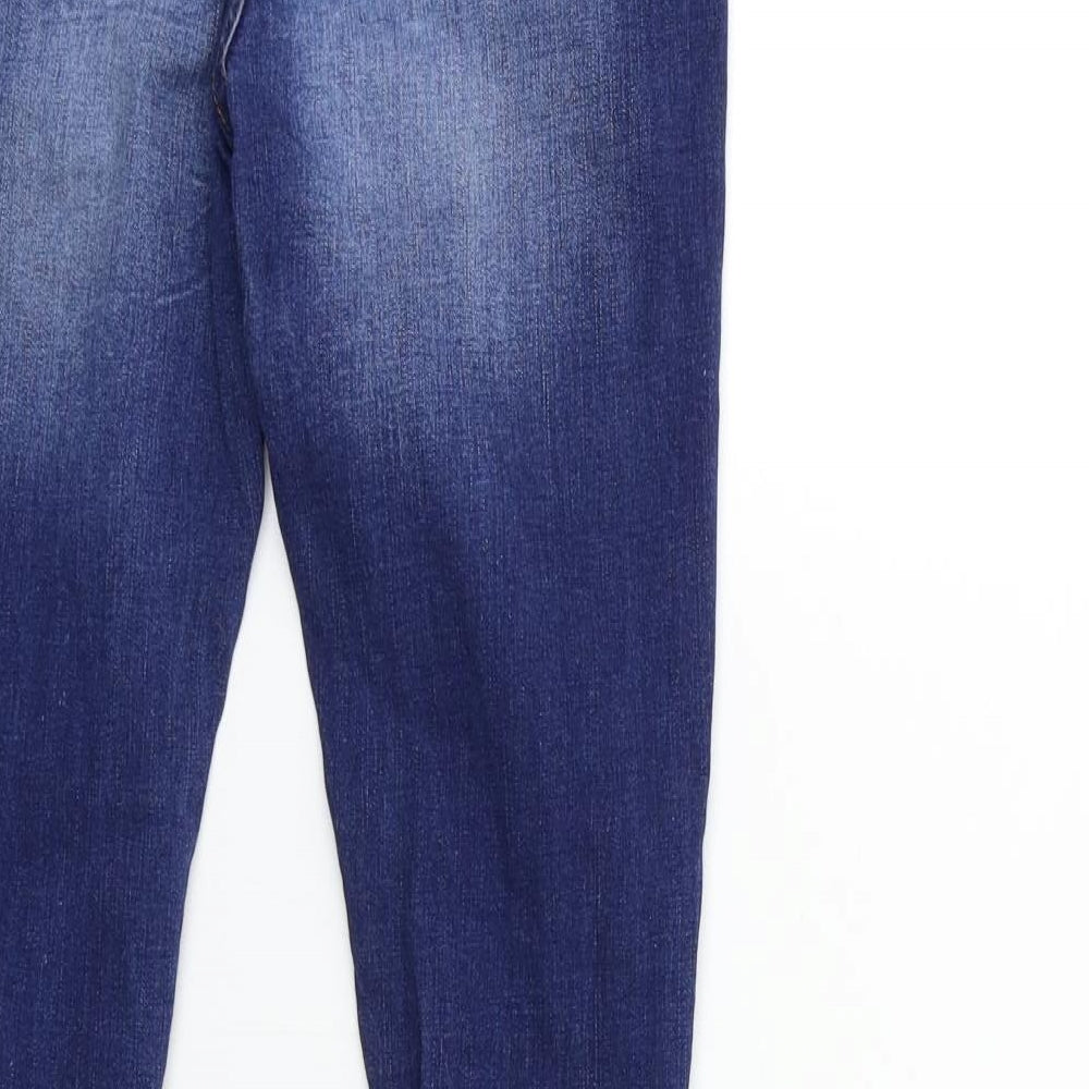 Denim & Co. Womens Blue  Denim Skinny Jeans Size 6 L29 in
