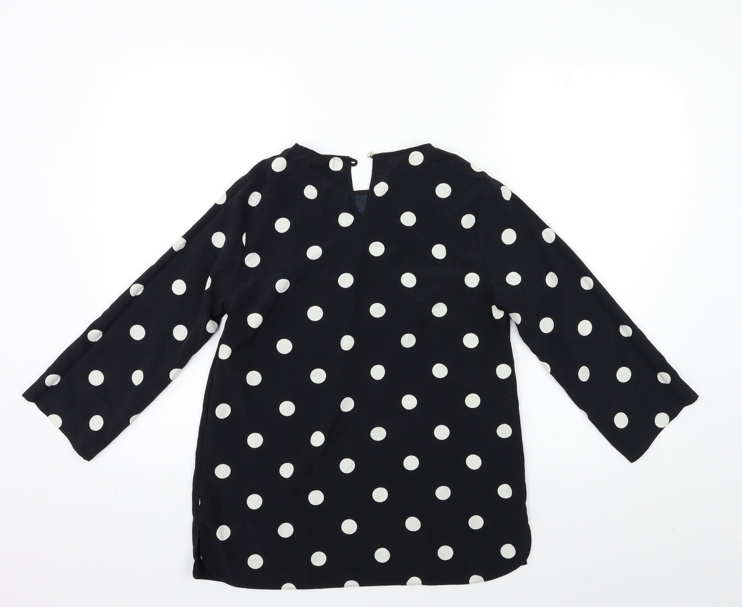 Primark Womens Black Polka Dot  Basic Blouse Size 6