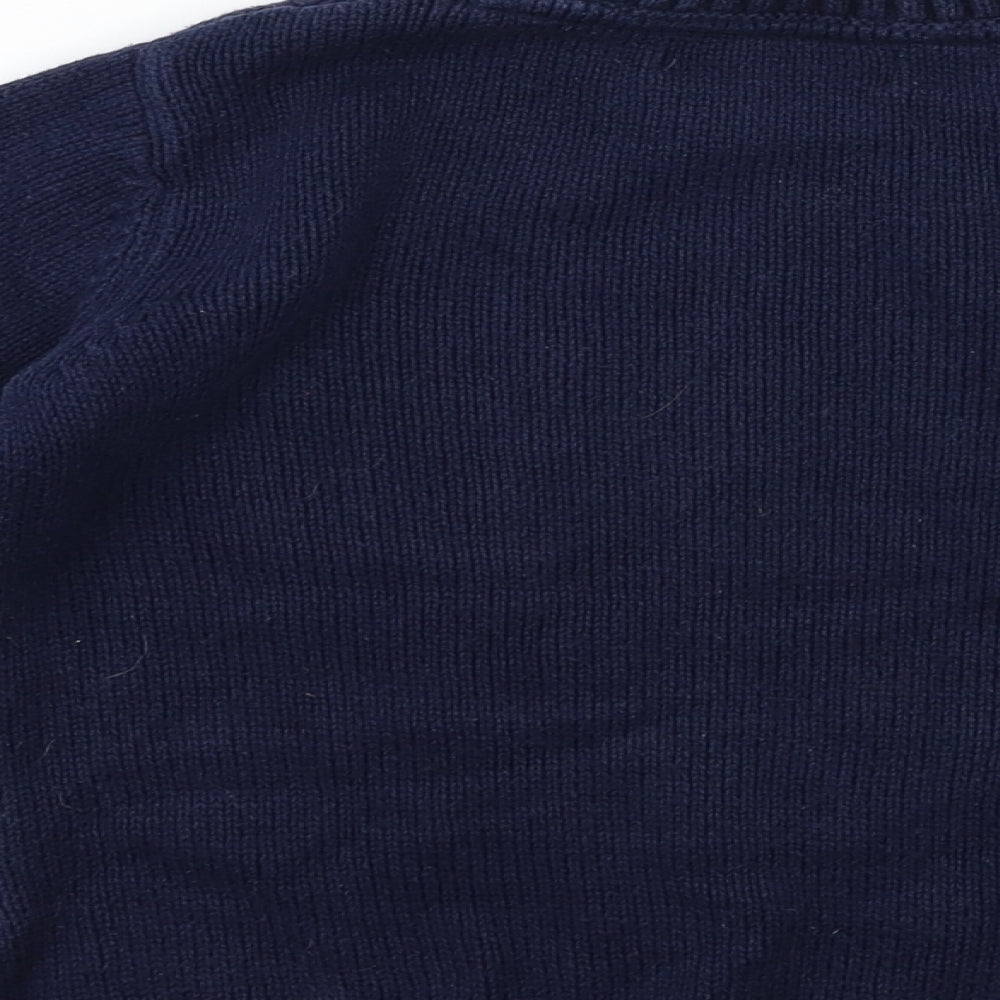 Marks and Spencer Boys Blue  Knit Pullover Jumper Size 6-7 Years
