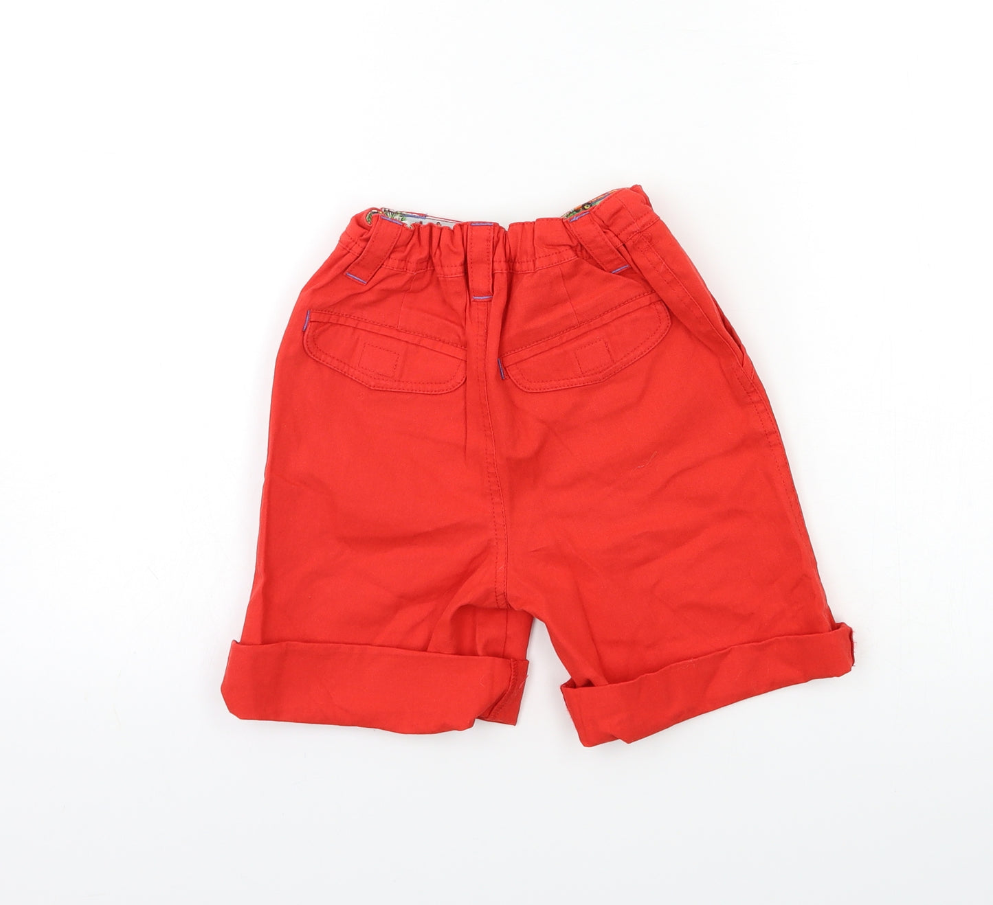Cath Kidston Boys Red   Chino Shorts Size 5-6 Years