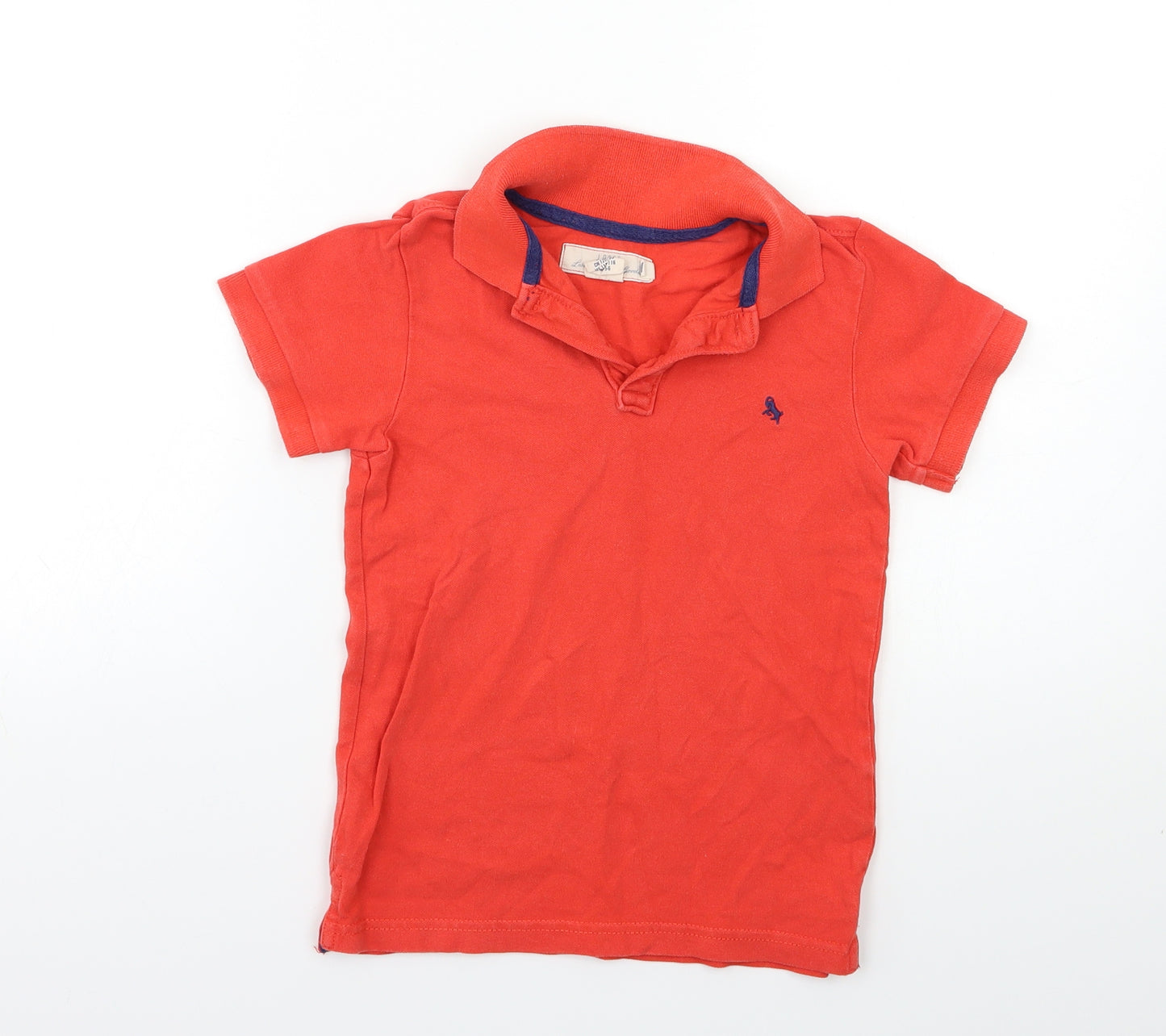 H&M Boys Red   Basic Polo Size 5-6 Years