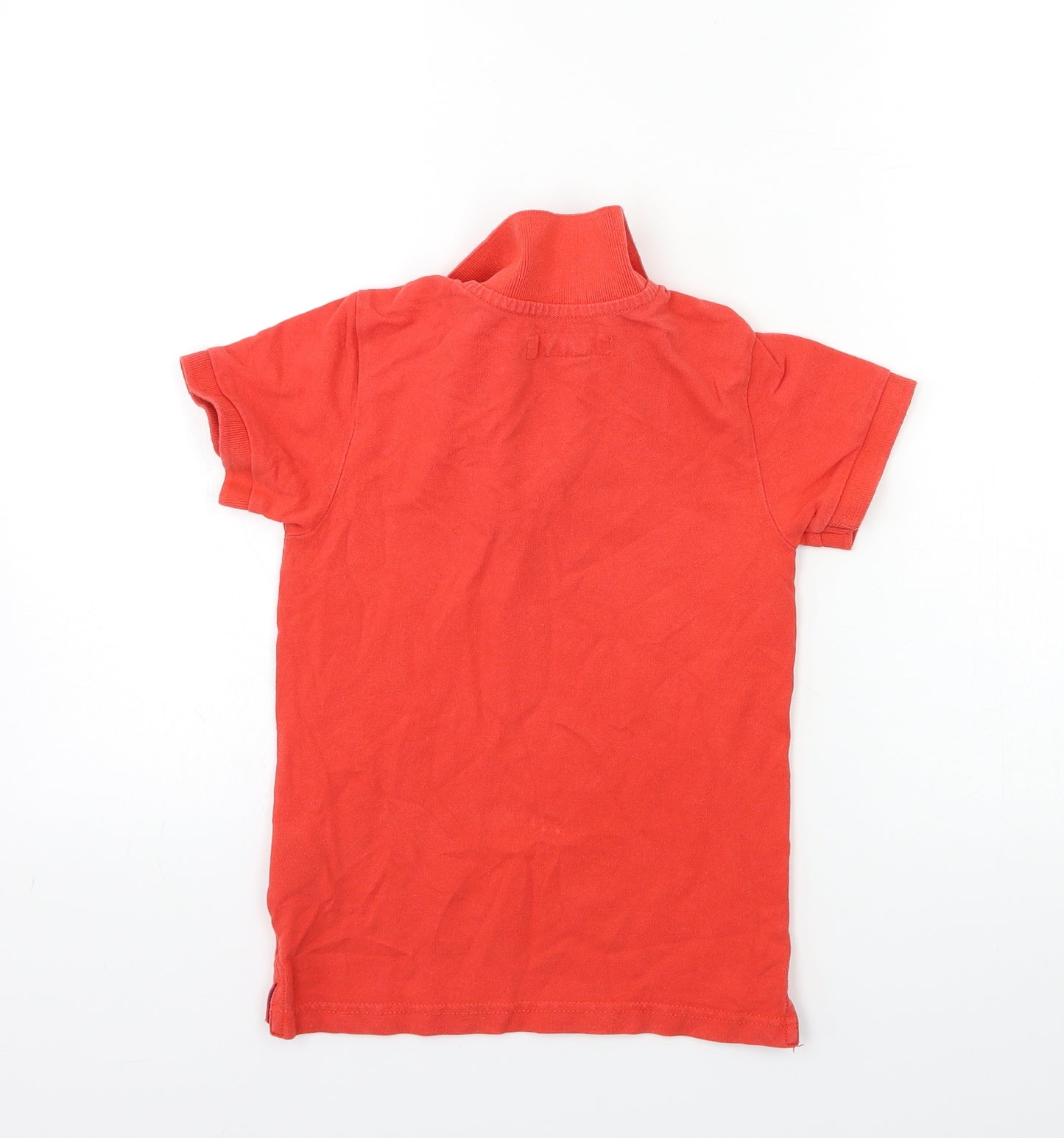 H&M Boys Red   Basic Polo Size 5-6 Years