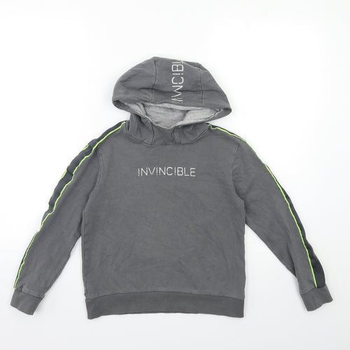 Blue Zoo Boys Grey   Pullover Hoodie Size 7-8 Years