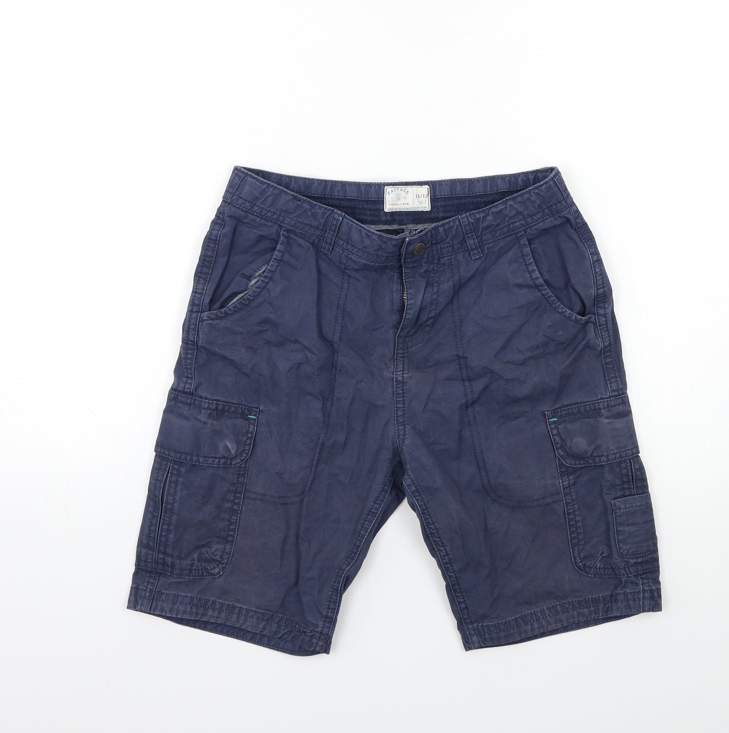 Fat Face Boys Blue   Chino Shorts Size 11-12 Years