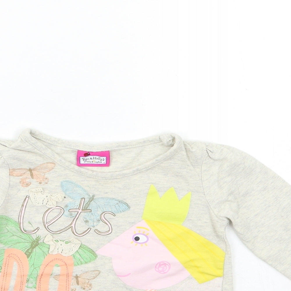 BEN & HOLLY'S Baby Beige   Basic T-Shirt Size 12-18 Months