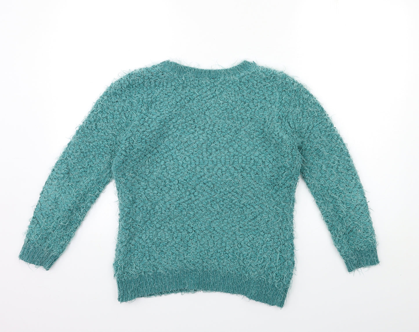 Red Herring Womens Green  Knit Pullover Jumper Size 8