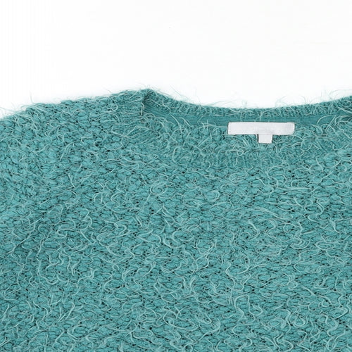 Red Herring Womens Green  Knit Pullover Jumper Size 8