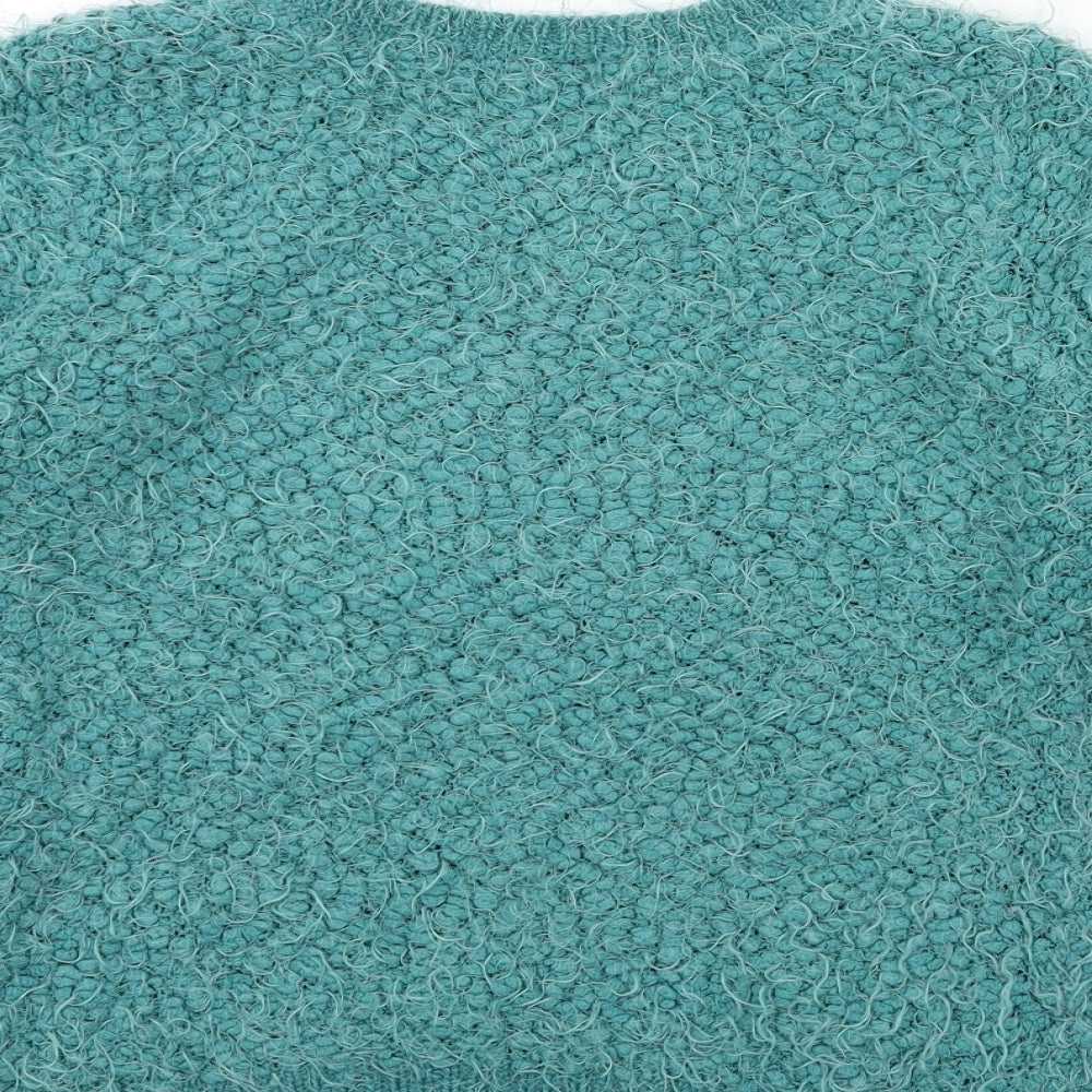 Red Herring Womens Green  Knit Pullover Jumper Size 8