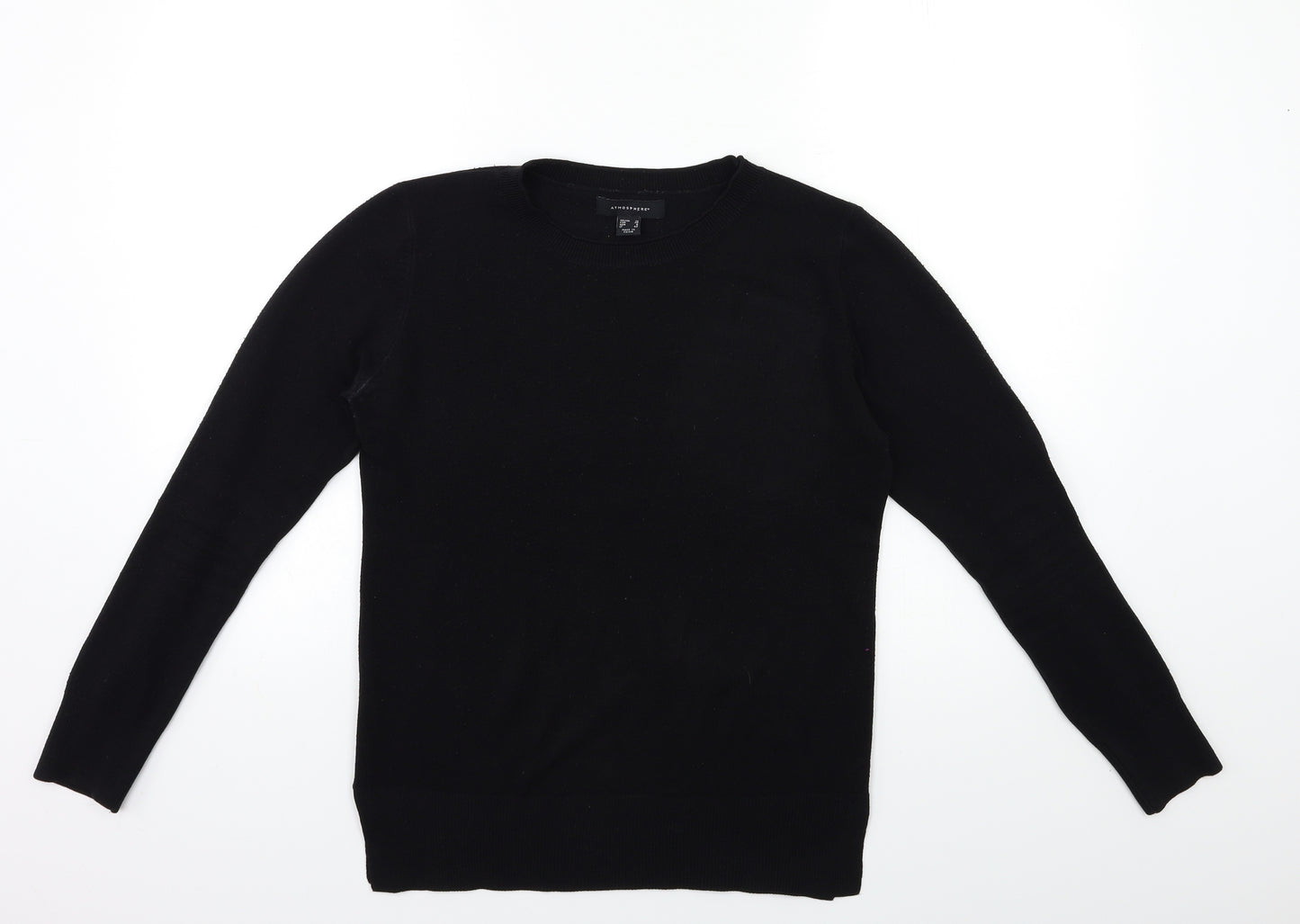 Atmosphere Womens Black  Knit Pullover Jumper Size 10