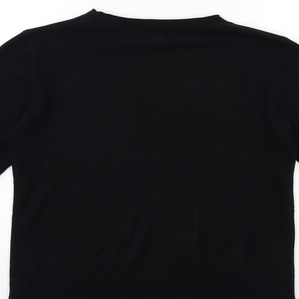 Atmosphere Womens Black  Knit Pullover Jumper Size 10