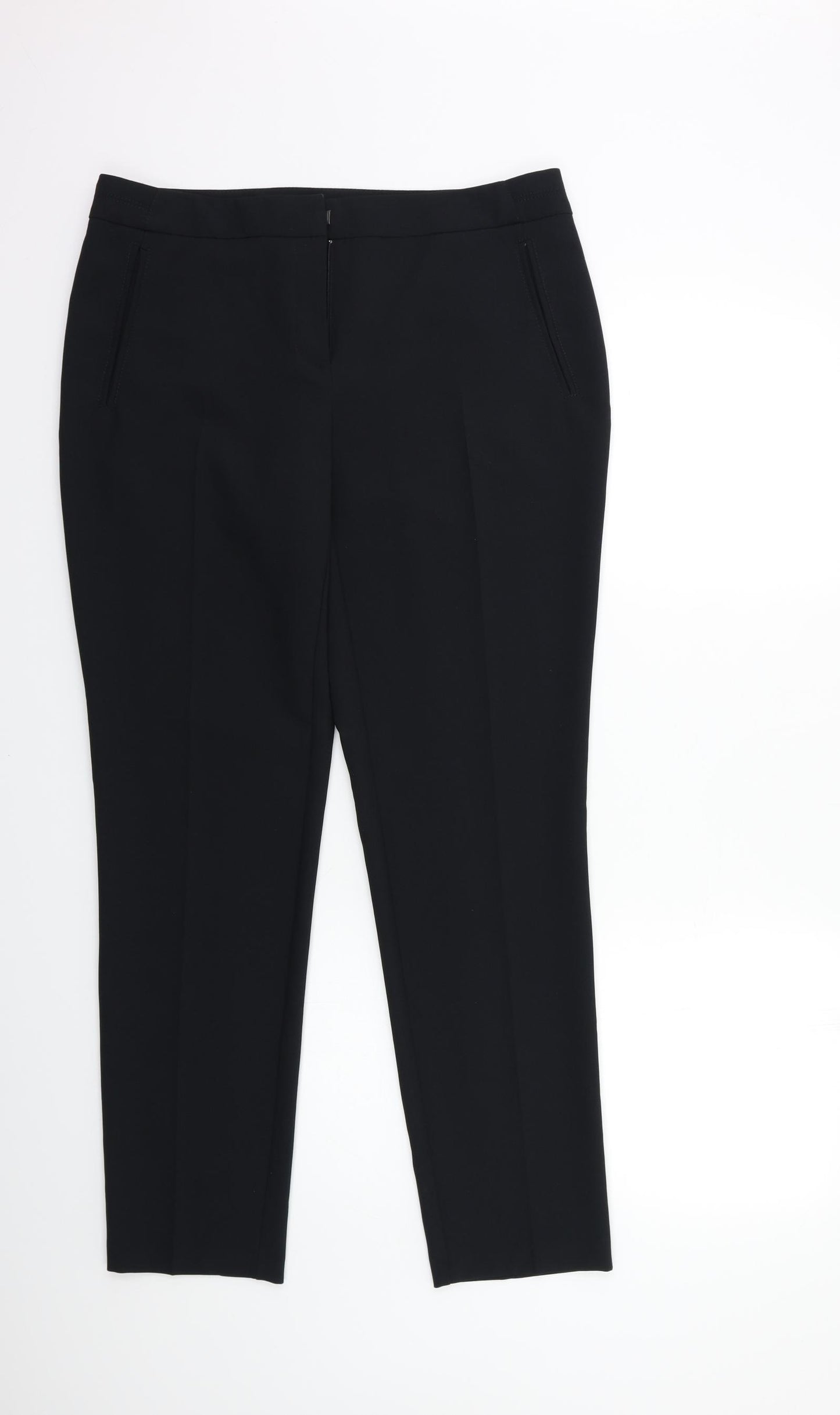 Dorothy Perkins Womens Black   Trousers  Size 12 L28 in