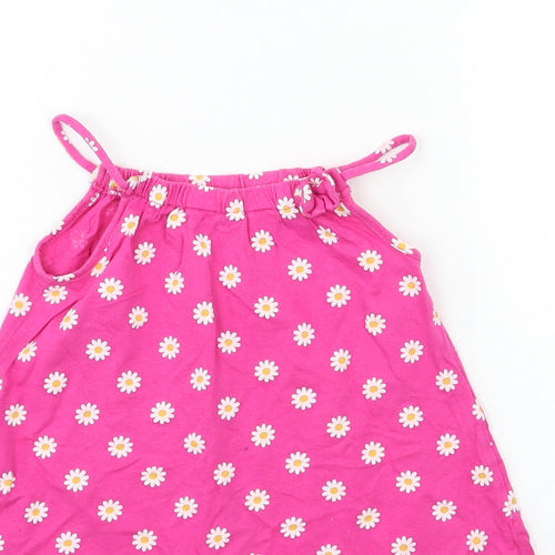 Lupilu Girls Pink Floral  A-Line  Size 4-5 Years