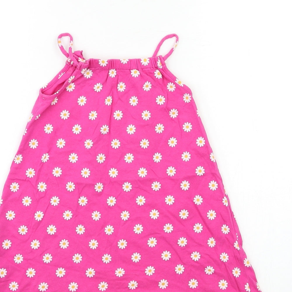 Lupilu Girls Pink Floral  A-Line  Size 4-5 Years