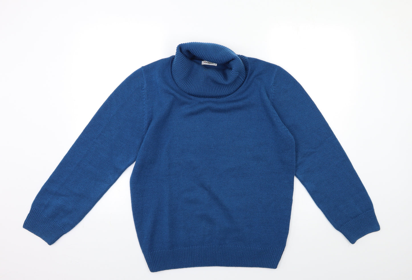 Damart Womens Blue  Knit Pullover Jumper Size 14