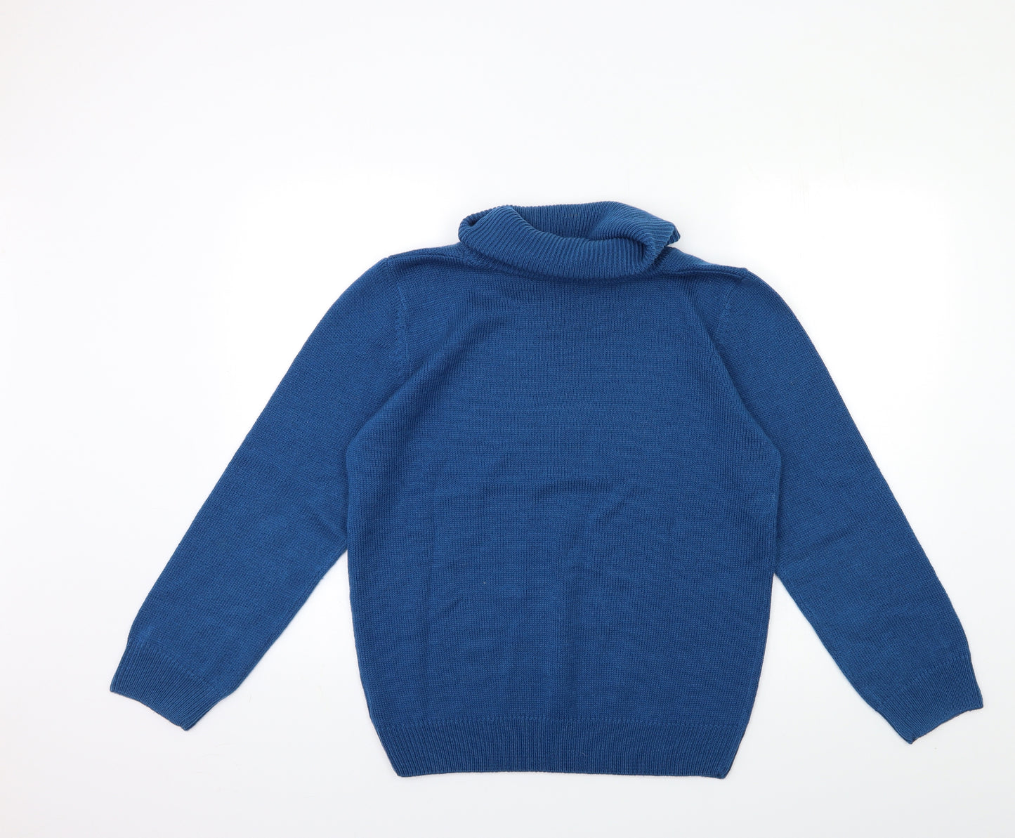 Damart Womens Blue  Knit Pullover Jumper Size 14