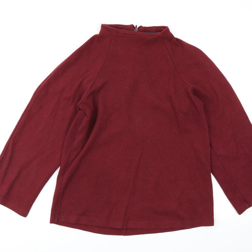 M&S Collection Womens Red  Knit Pullover Jumper Size 10