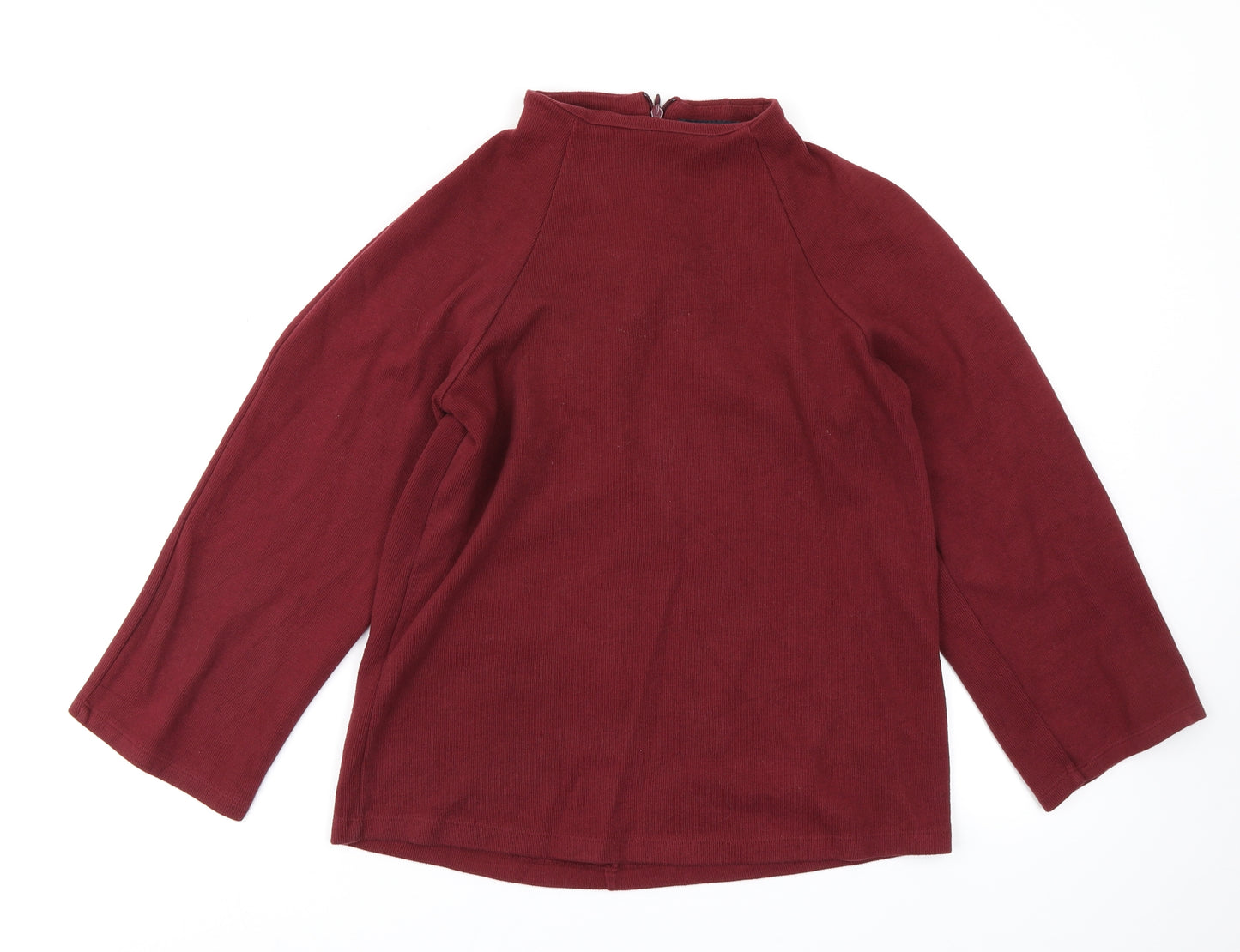 M&S Collection Womens Red  Knit Pullover Jumper Size 10