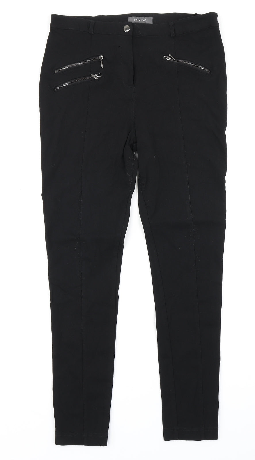 Primark Womens Black   Trousers  Size 14 L25 in