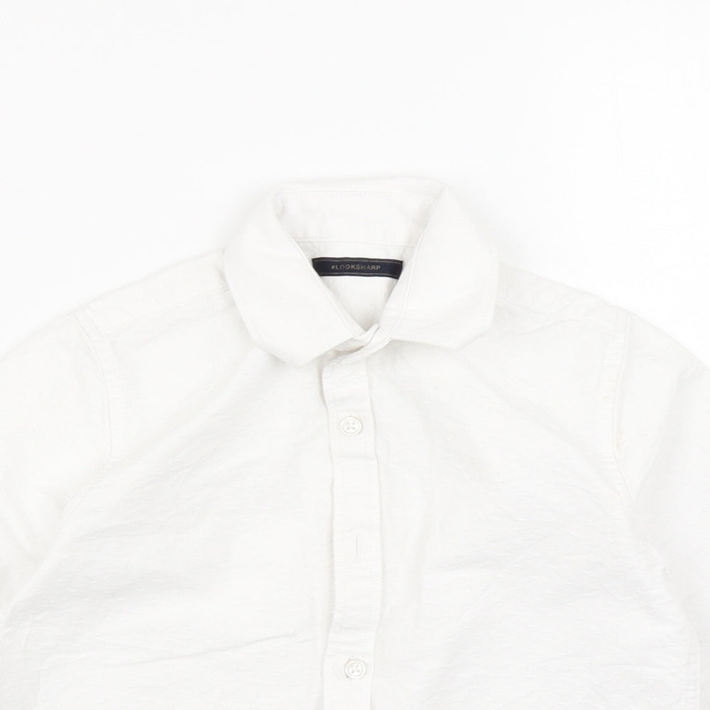 NEXT Boys White   Basic Button-Up Size 6 Years