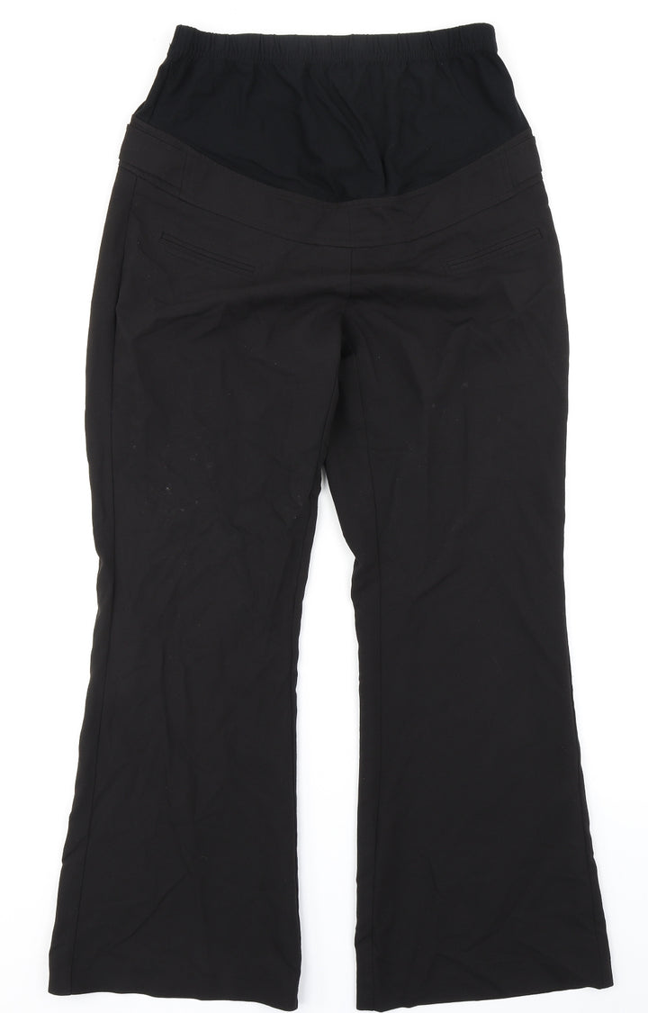 Red Herring Womens Black Trousers Size 10 L28 in