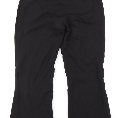 Red Herring Womens Black   Trousers  Size 10 L28 in