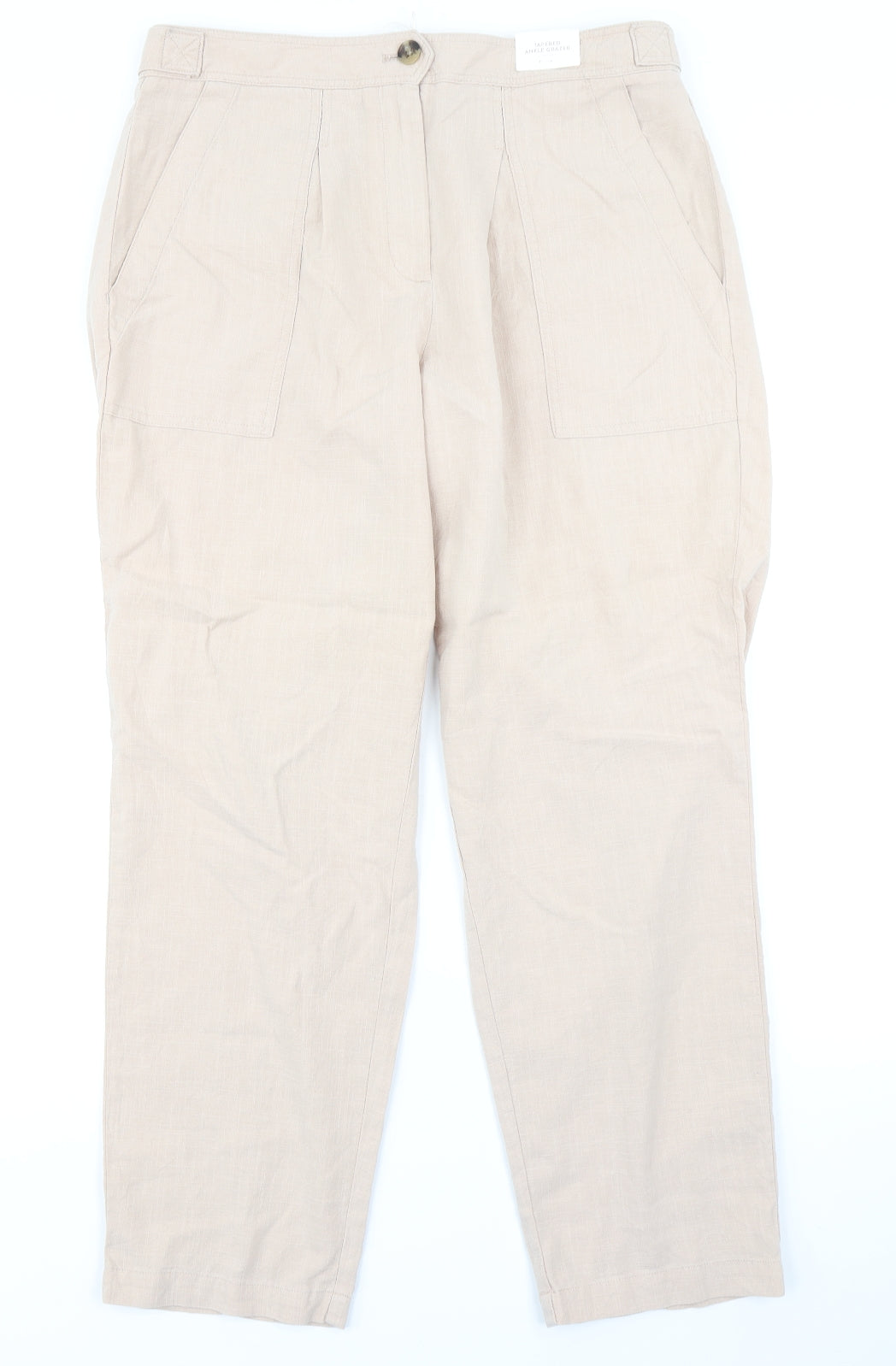 Per Una Womens Pink   Chino Trousers Size 14 L26 in