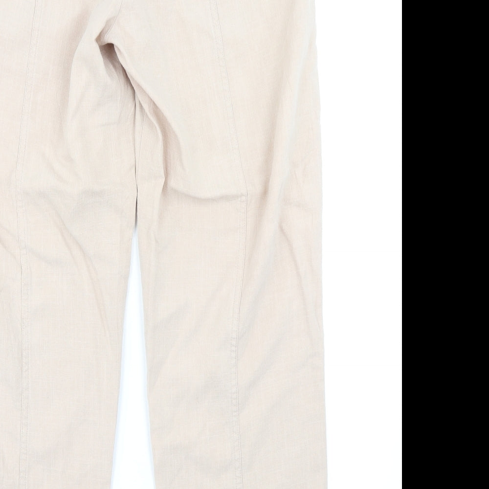 Per Una Womens Pink   Chino Trousers Size 14 L26 in