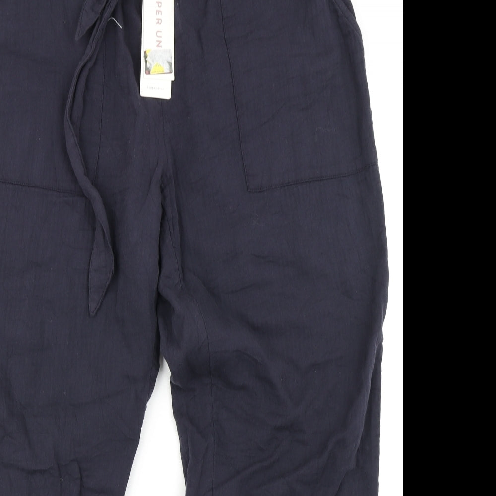 Per Una Womens Blue   Trousers  Size 18 L25 in