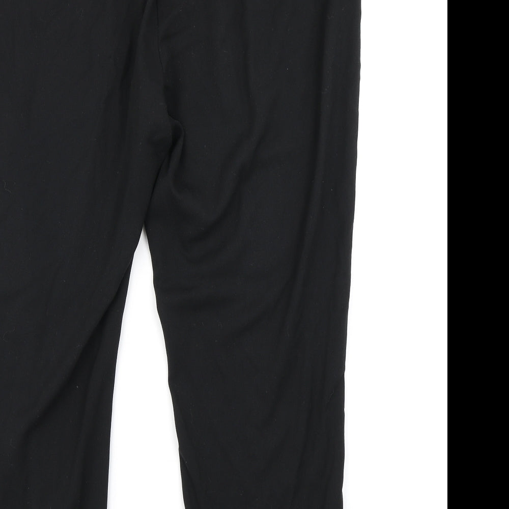 M&S Collection Womens Black   Trousers  Size 18 L22 in