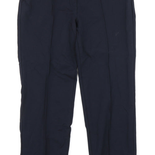 M&S Collection Womens Blue   Dress Pants Trousers Size 10 L23 in