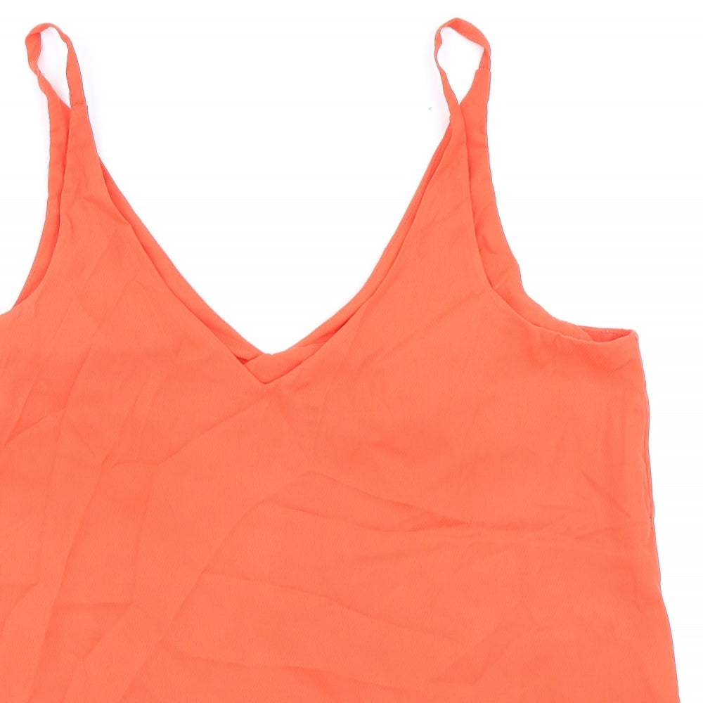 F&F Womens Orange   Camisole Blouse Size 12