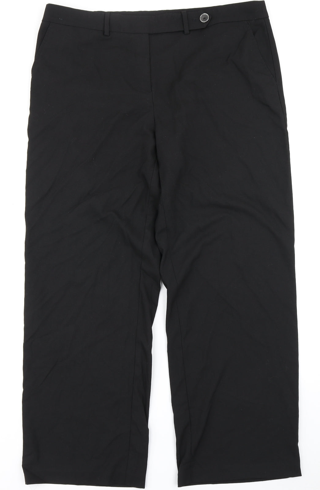 NEXT Womens Black   Trousers  Size 18 L28 in