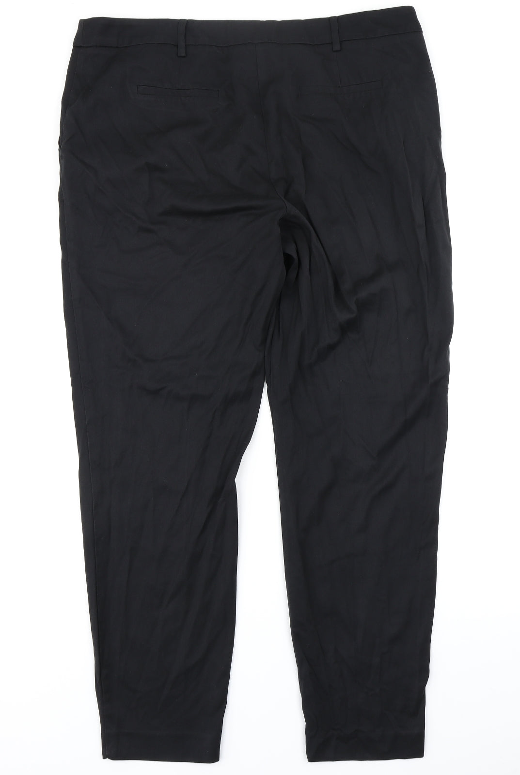 TU Womens Black   Trousers  Size 18 L29 in
