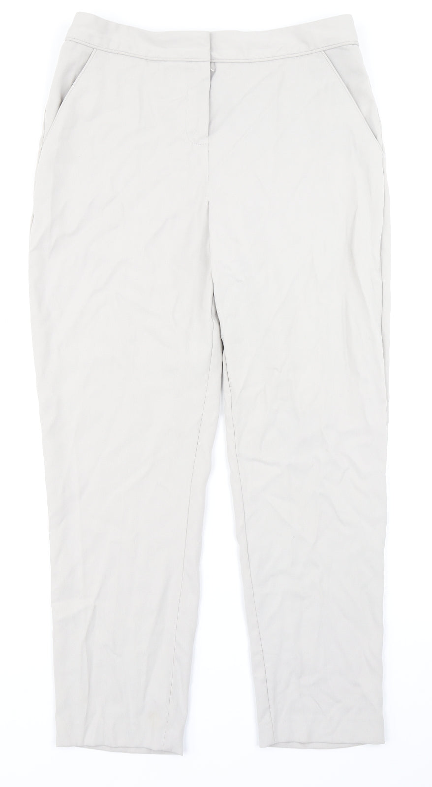 Wallis Womens Grey   Trousers  Size 12 L26 in