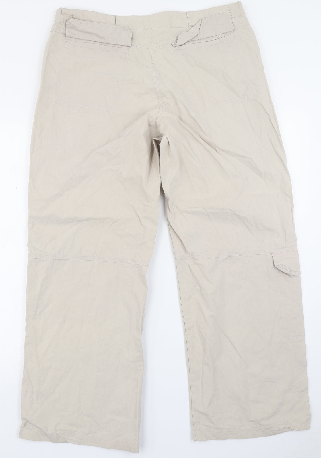 Avenue Womens Beige   Cargo Trousers Size 16 L28 in