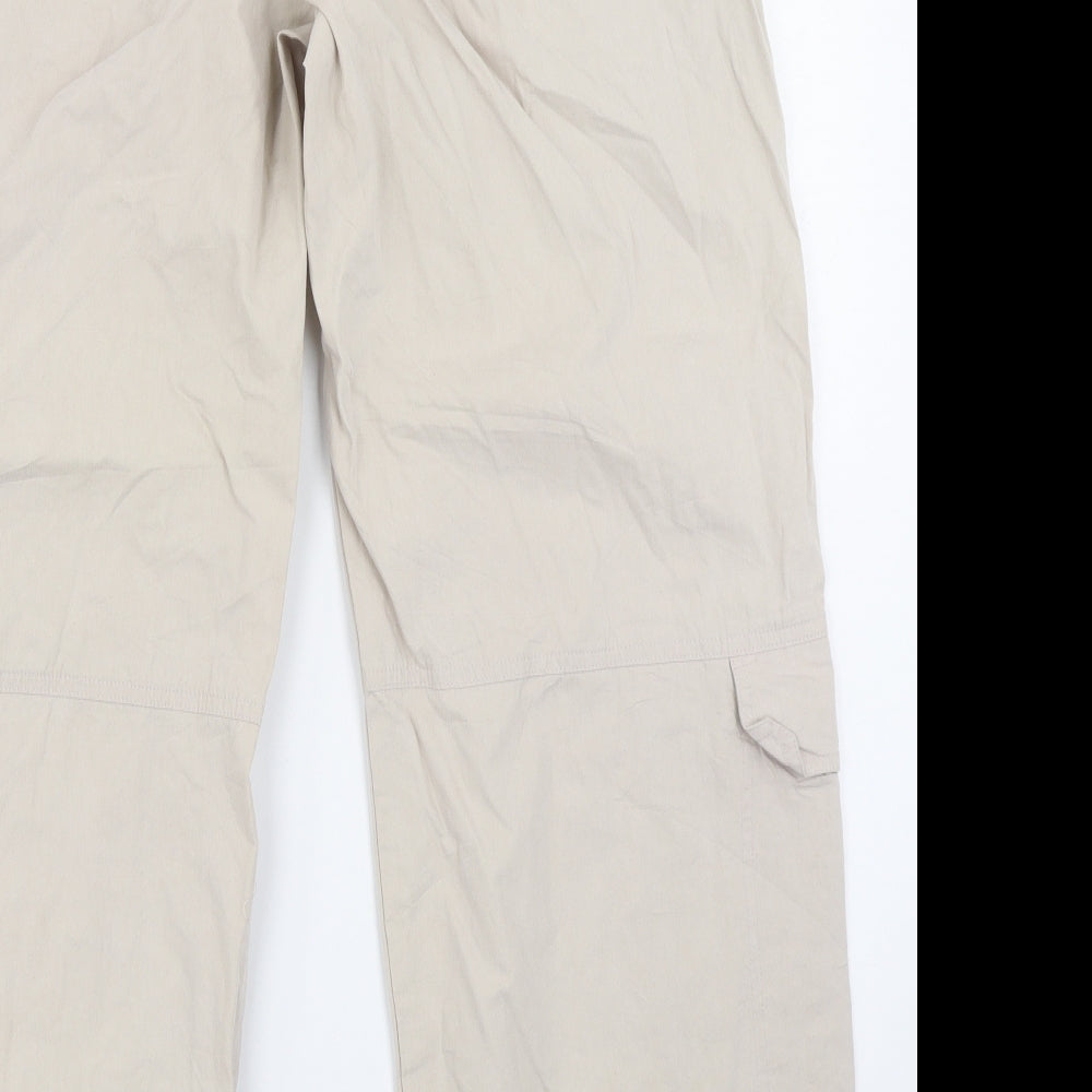 Avenue Womens Beige   Cargo Trousers Size 16 L28 in