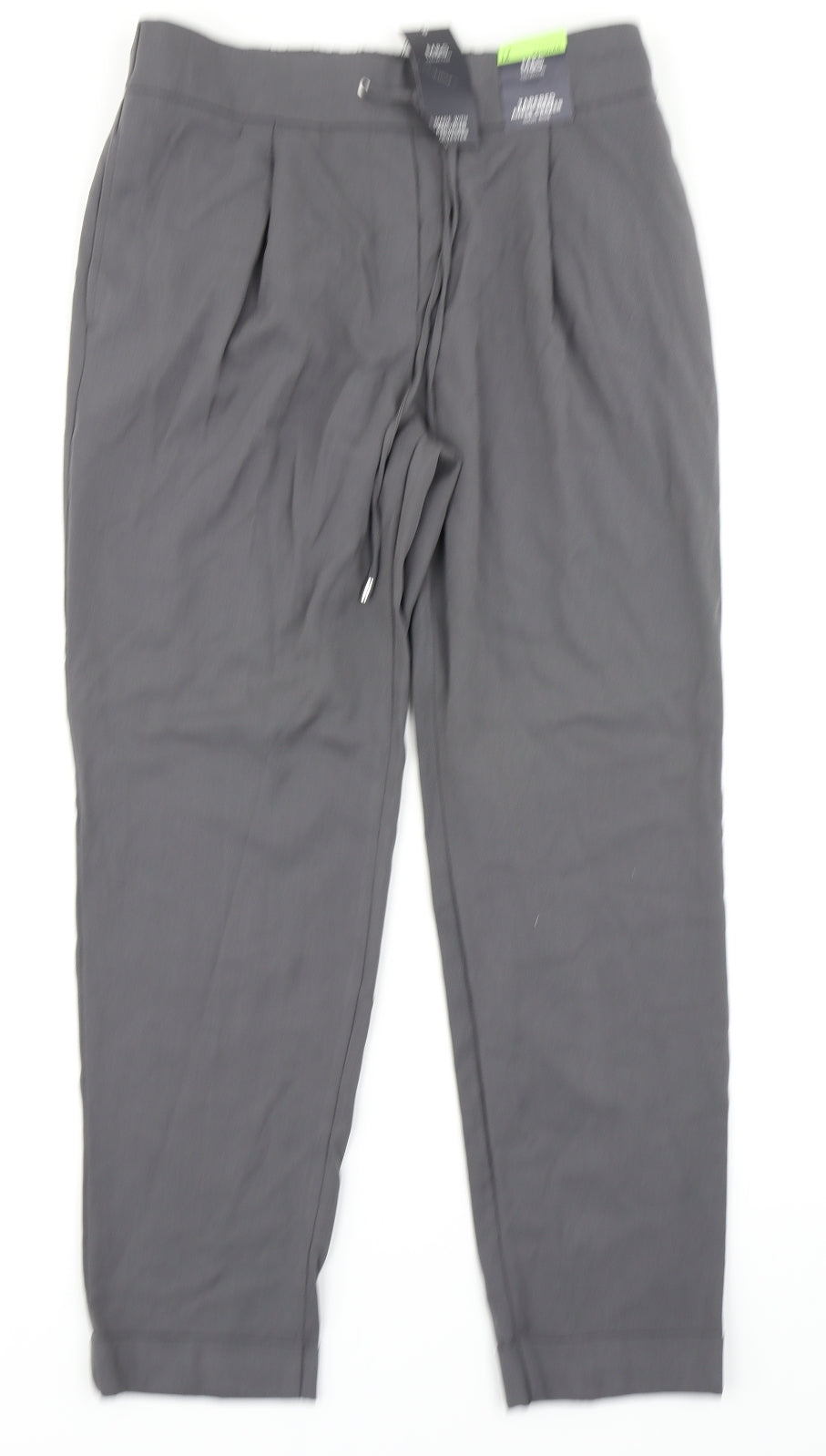 M&S Collection Womens Grey   Trousers  Size 12 L27 in