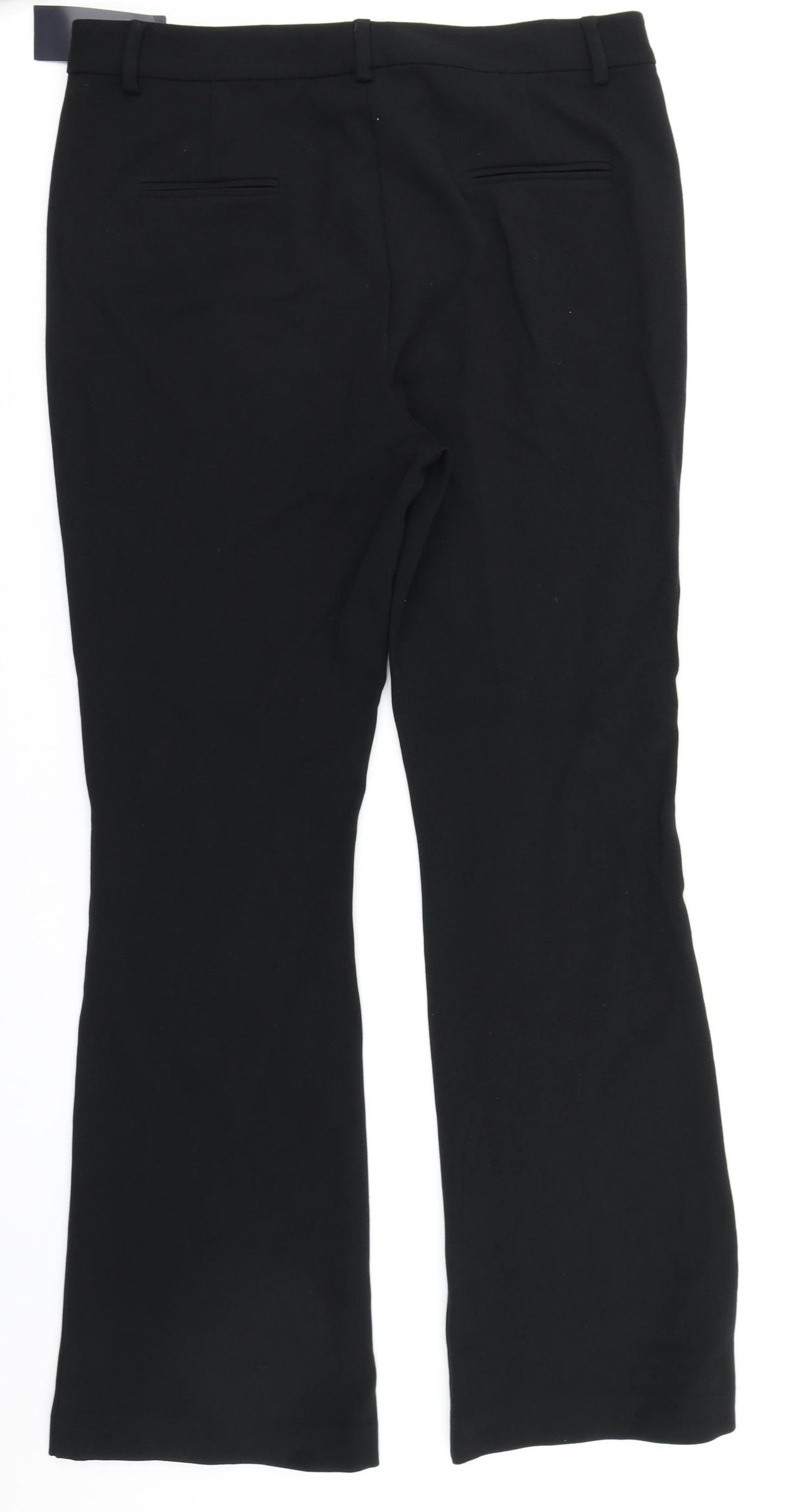 M&S Collection Womens Black   Trousers  Size 14 L30 in