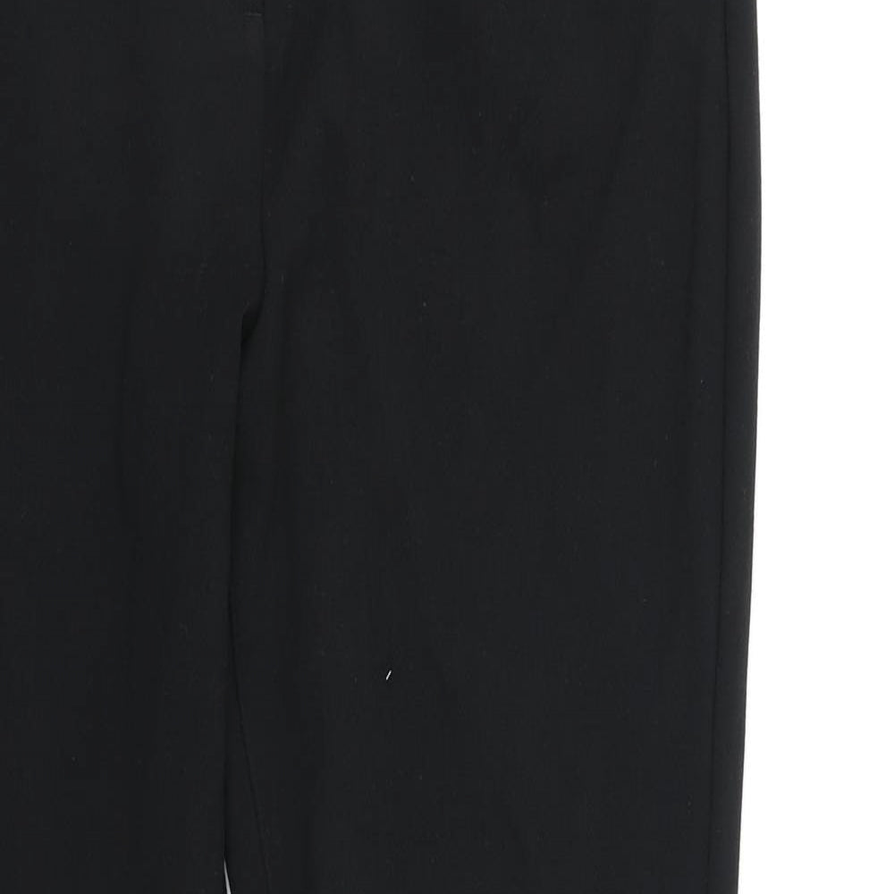 M&S Collection Womens Black   Trousers  Size 14 L30 in